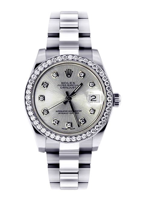 rolex ladies stainless steel datejust